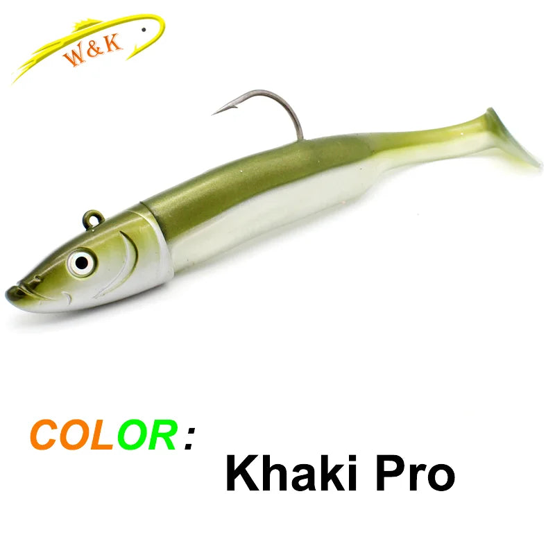 Seabass Paddle Tail Soft Lure Kit
