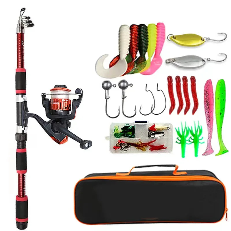 Telescopic Fishing Pole Travel Kit