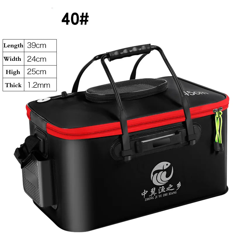 Waterproof Fishing Bucket & Tackle Storage Bag