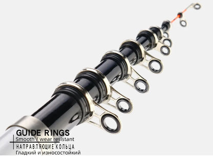 Carbon Fiber Telescopic Travel Fishing Rod