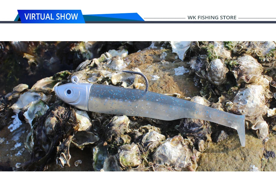 Seabass Paddle Tail Soft Lure Kit