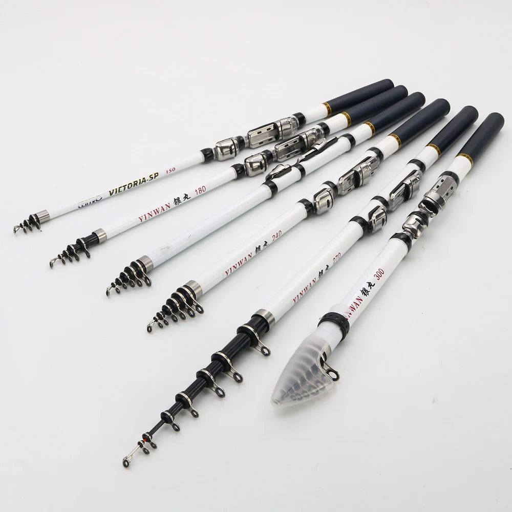 Carbon Fiber Telescopic Travel Fishing Rod