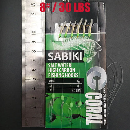 Glow In The Dark Sabiki Fishing Rig Hook