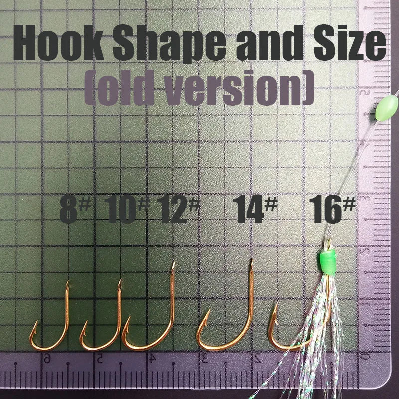Glow In The Dark Sabiki Fishing Rig Hook