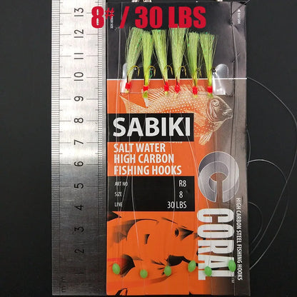 Glow In The Dark Sabiki Fishing Rig Hook