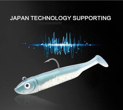 Seabass Paddle Tail Soft Lure Kit