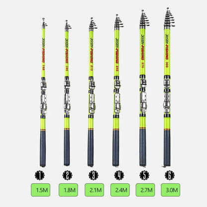 Carbon Fiber Telescopic Travel Fishing Rod