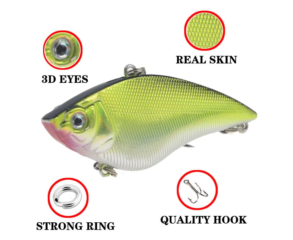 Hard Vib Fishing Lure For Bass & Pike