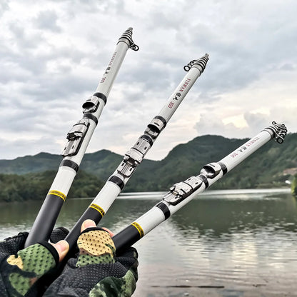 Carbon Fiber Telescopic Travel Fishing Rod
