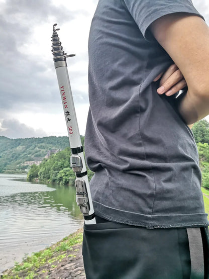 Carbon Fiber Telescopic Travel Fishing Rod