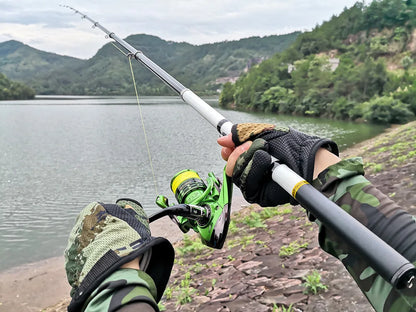 Carbon Fiber Telescopic Travel Fishing Rod