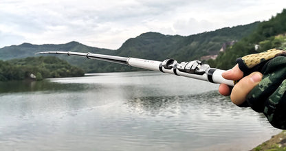 Carbon Fiber Telescopic Travel Fishing Rod