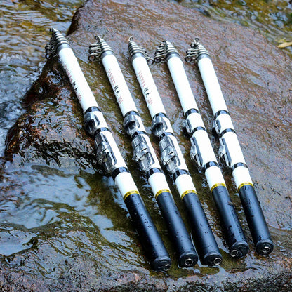 Carbon Fiber Telescopic Travel Fishing Rod