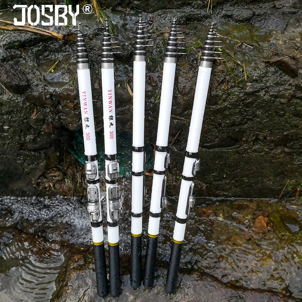 Carbon Fiber Telescopic Travel Fishing Rod