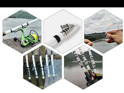 Carbon Fiber Telescopic Travel Fishing Rod