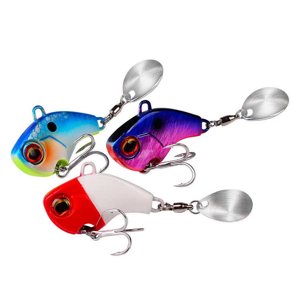 Metal Vib Spinner Fishing Lure