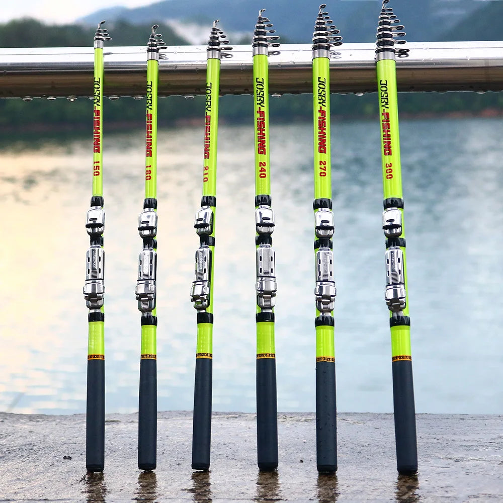 Carbon Fiber Telescopic Travel Fishing Rod