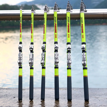 Carbon Fiber Telescopic Travel Fishing Rod