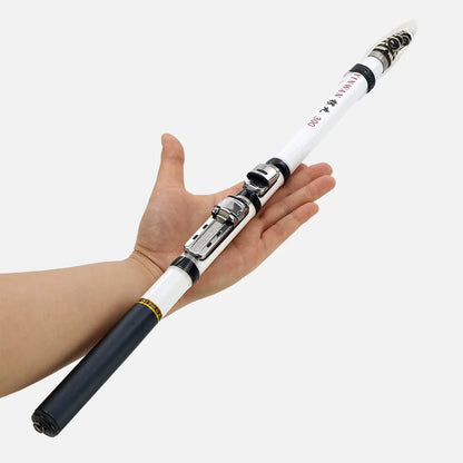 Carbon Fiber Telescopic Travel Fishing Rod