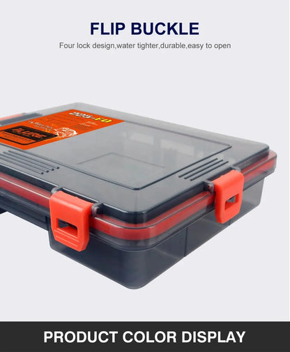 Tackle Box Large Capacity Waterproof Hook Storage Lure Bait Tray