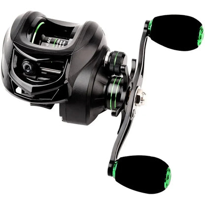 All Metal Baitcasting Reel – 7.2:1 High Drag Reel