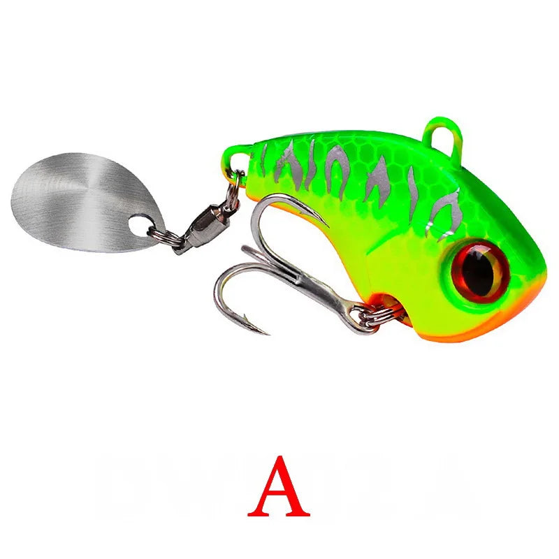 Metal Vib Spinner Fishing Lure