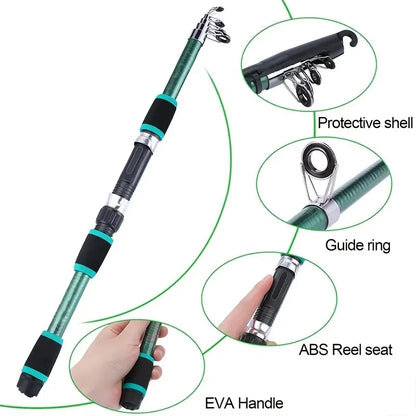 Telescopic Fishing Pole Travel Kit