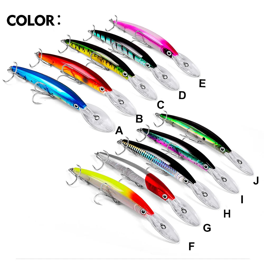 Deep Diving Minnow Fishing Lure