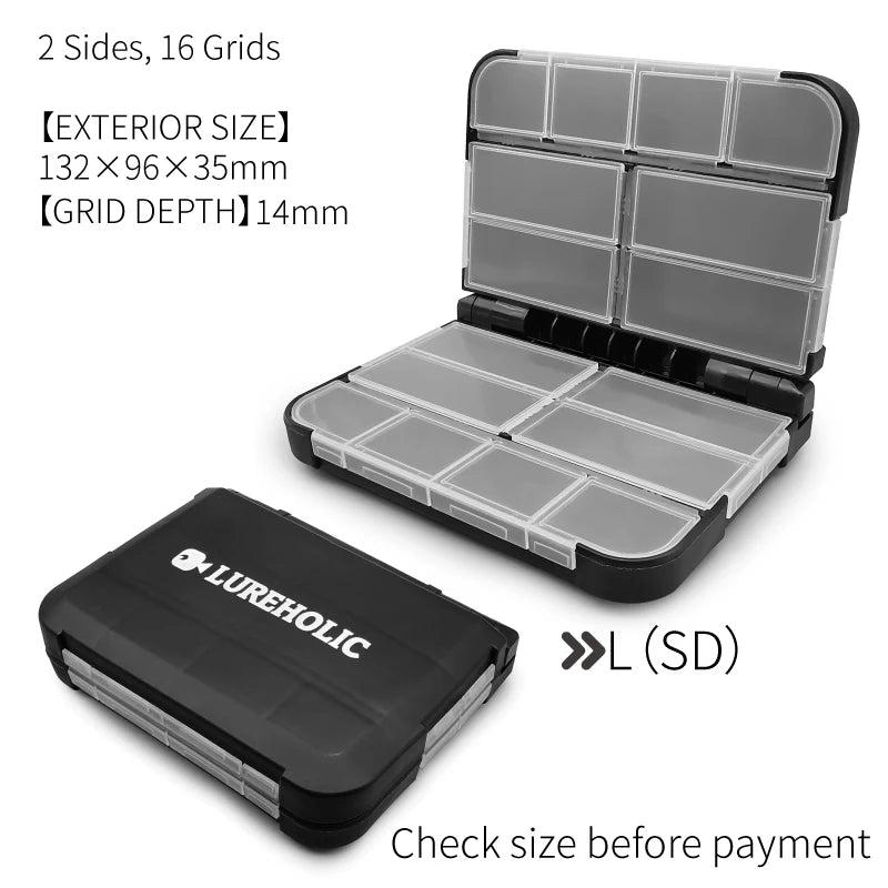 LUREHOLIC Fishing Tackle Organizer Box
