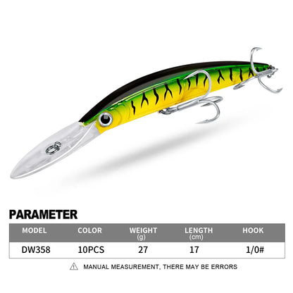 Deep Diving Minnow Fishing Lure