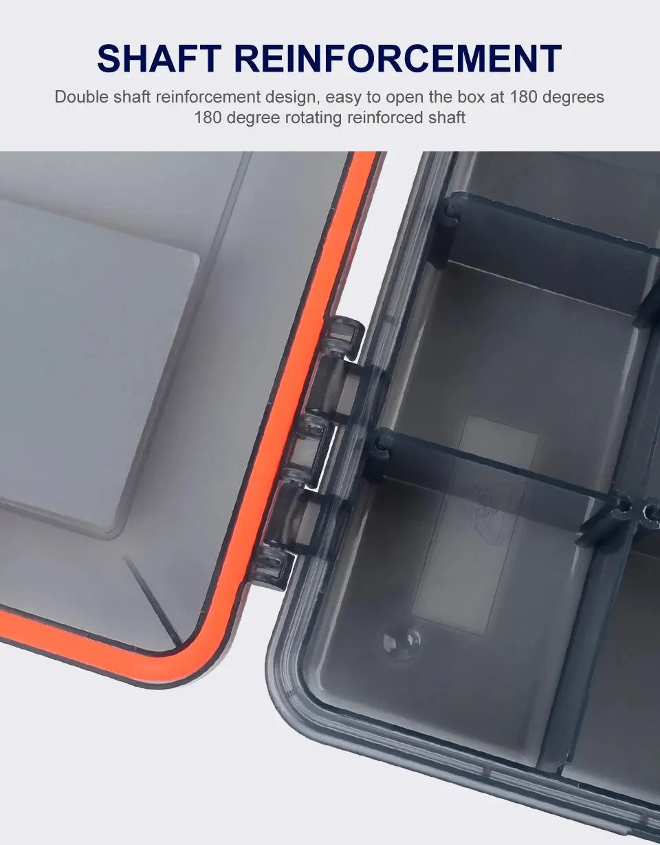 Tackle Box Large Capacity Waterproof Hook Storage Lure Bait Tray