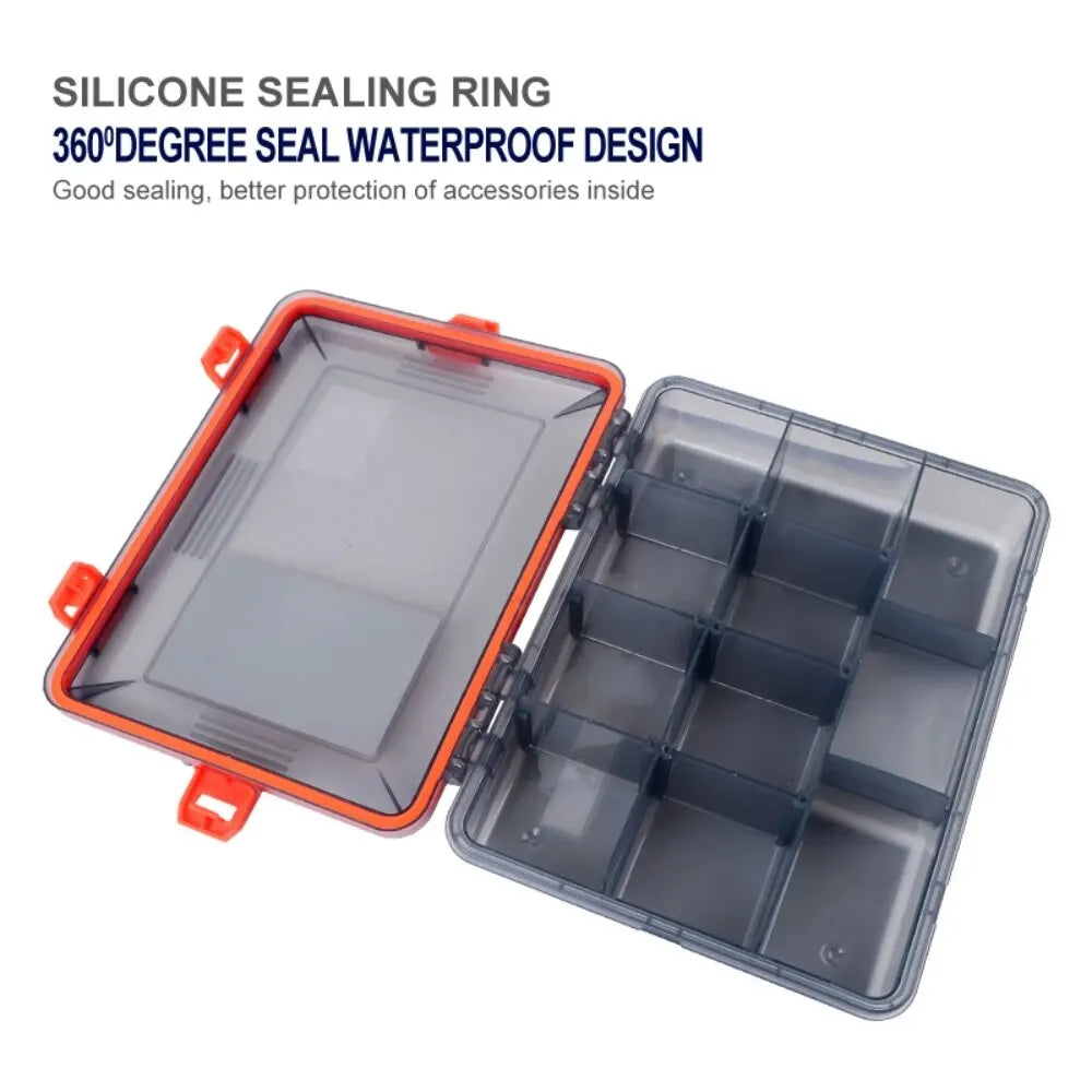 Tackle Box Large Capacity Waterproof Hook Storage Lure Bait Tray