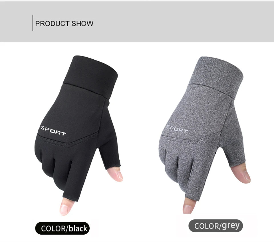 Winter Fishing Gloves with Touchscreen Fingers
