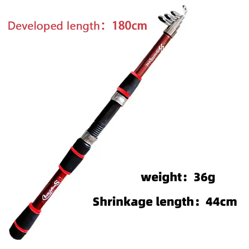 Telescopic Fishing Pole Travel Kit