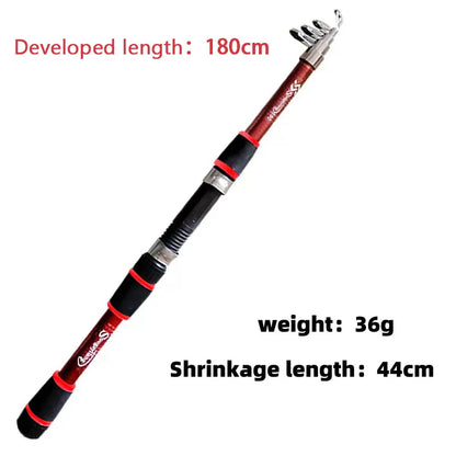 Telescopic Fishing Pole Travel Kit