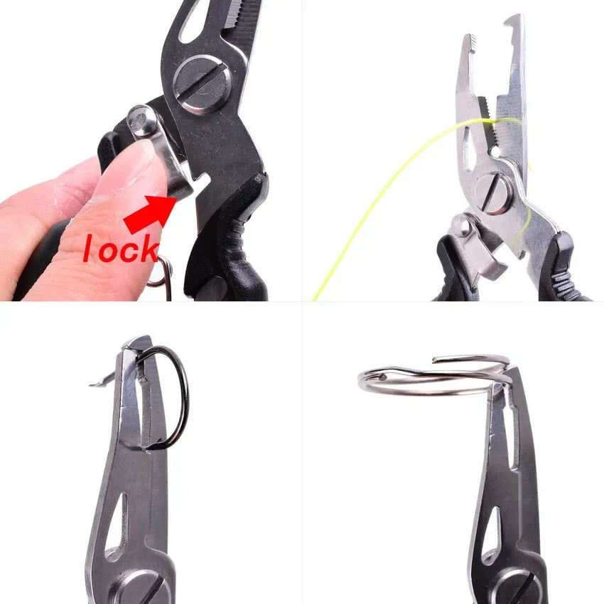 Multifunction Fishing Pliers & Braid Cutter