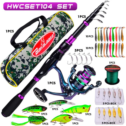 ProBeros Fishing Rod & Reel Combo Kit