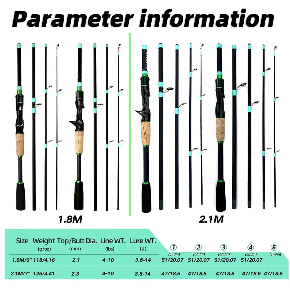 Ultralight Trout & Jigging Fishing Rod