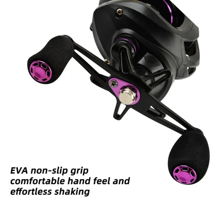 All Metal Baitcasting Reel – 7.2:1 High Drag Reel