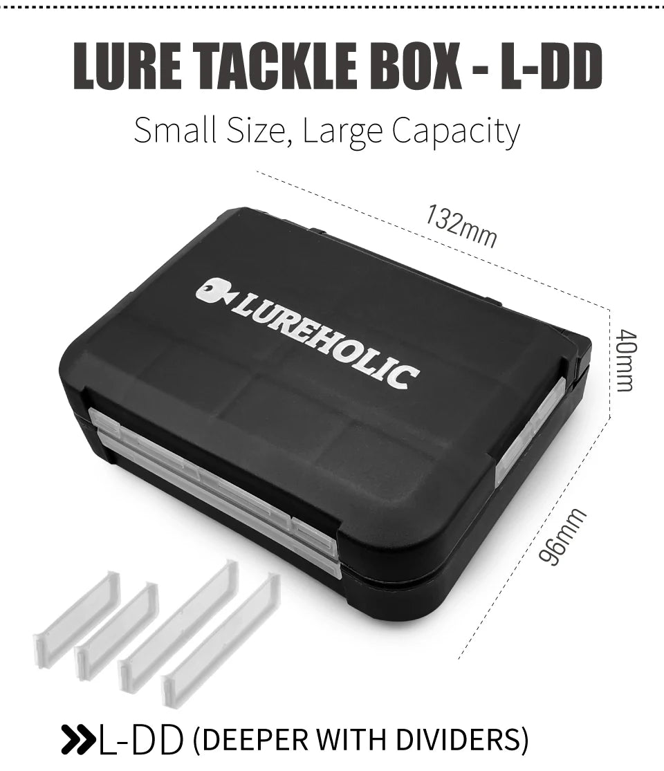 LUREHOLIC Fishing Tackle Organizer Box
