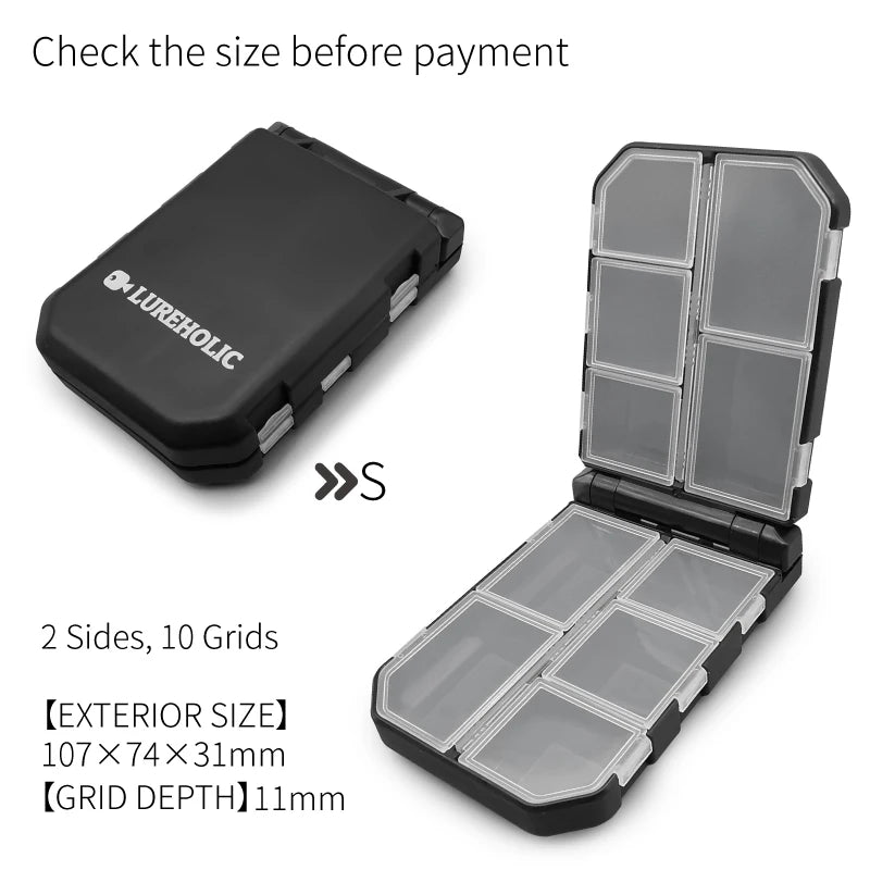 LUREHOLIC Fishing Tackle Organizer Box