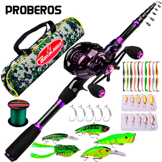 ProBeros Fishing Rod & Reel Combo Kit
