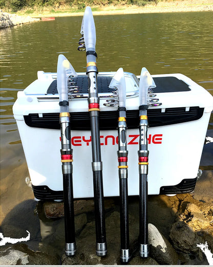 Carbon Fiber Telescopic Rod & Reel Combo