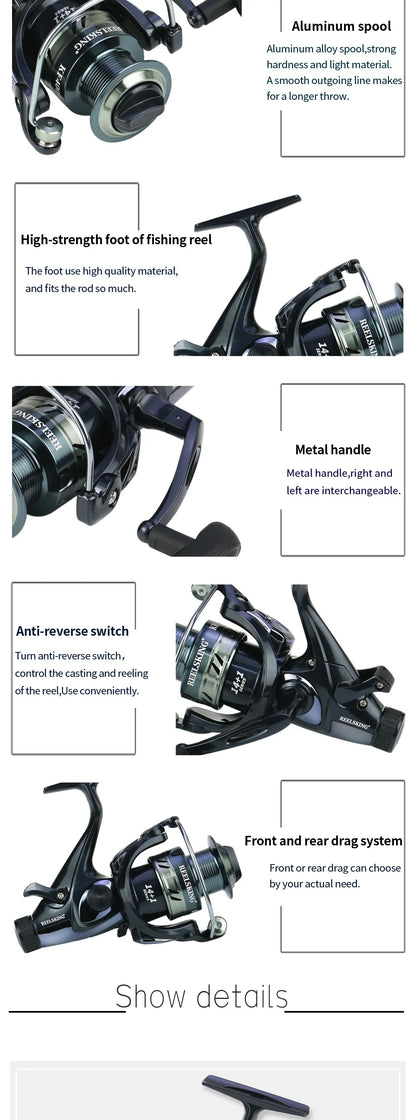 Heavy Drag Spinning Reel – Saltwater & Carp Fishing