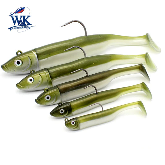 Seabass Paddle Tail Soft Lure Kit