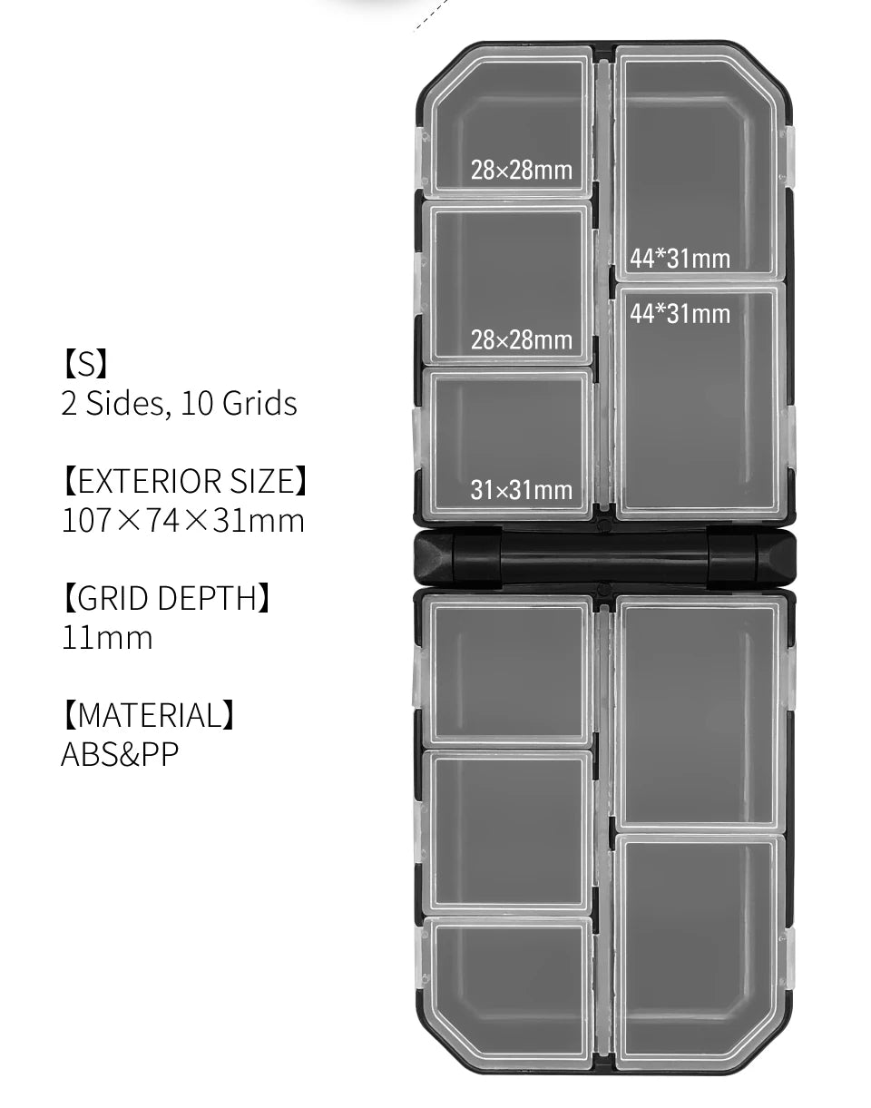LUREHOLIC Fishing Tackle Organizer Box