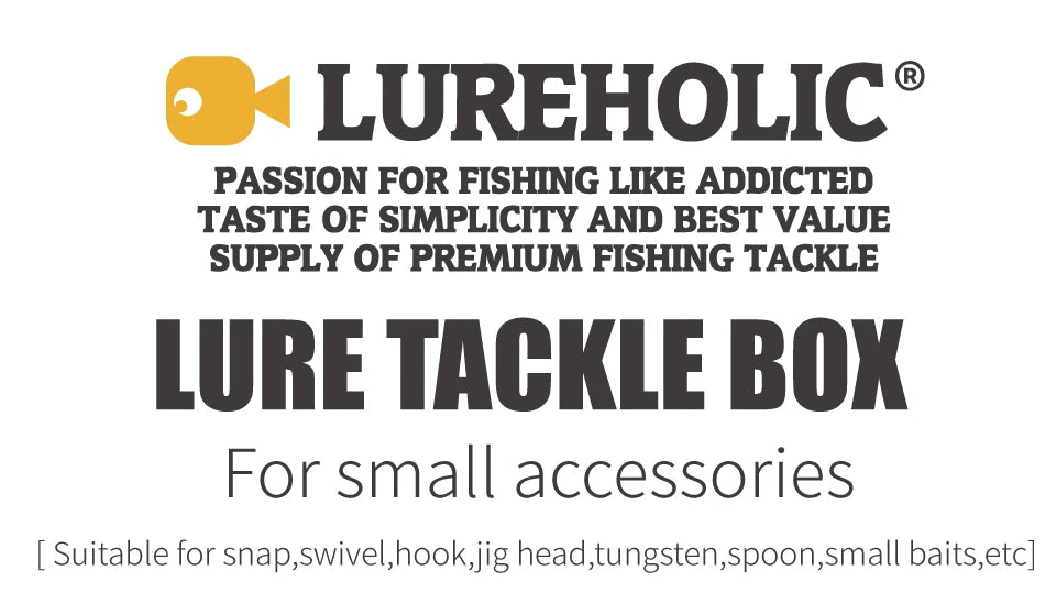 LUREHOLIC Fishing Tackle Organizer Box
