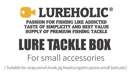 LUREHOLIC Fishing Tackle Organizer Box