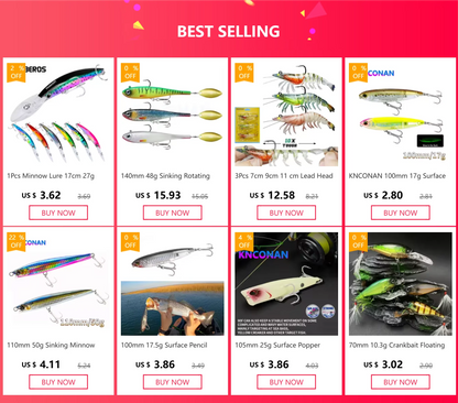 Deep Diving Minnow Fishing Lure