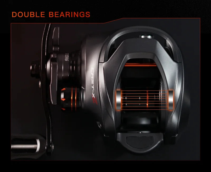 SEASIR Cast X2 Baitcasting Reel – 7.3:1 Carbon Fiber Reel
